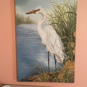 Canvas crane picture